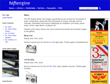 Tablet Screenshot of hifiengine.com